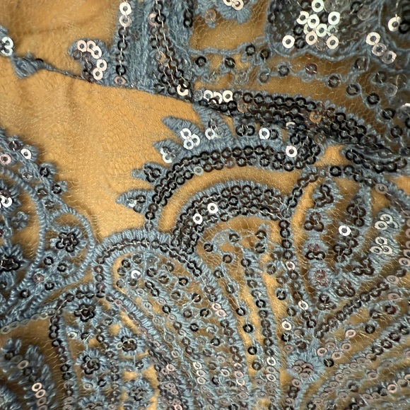 Free People Night Shimmers Mini Dress size 0 - Picture 4 of 9